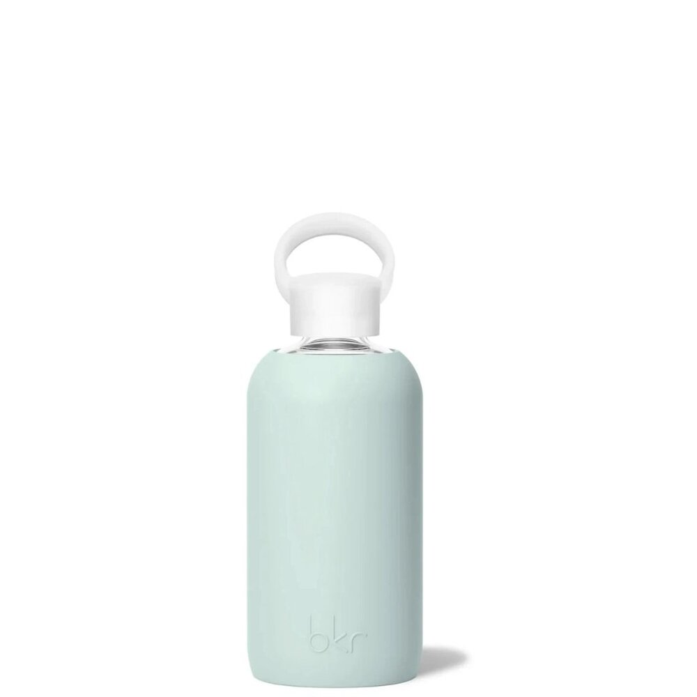 BKR Little Glass Water Bottle James (Opaque Soft Sage Green) Little 16oz/500ml